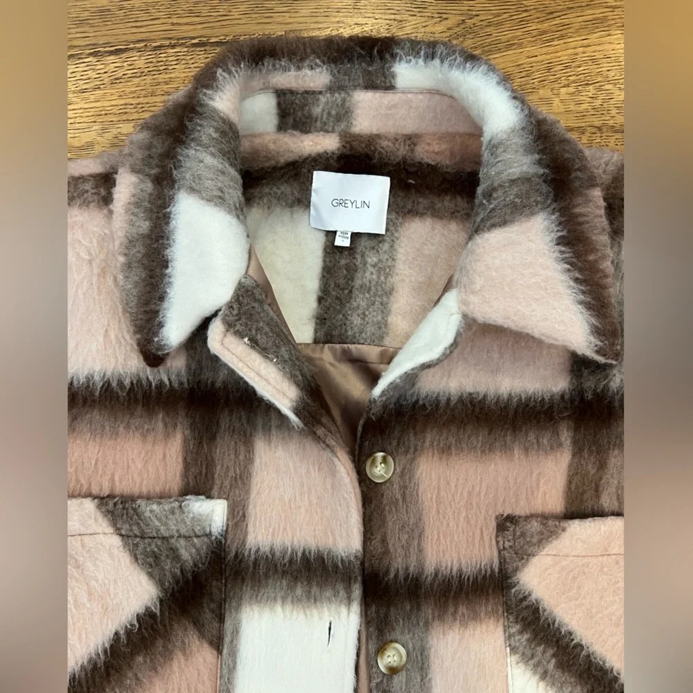 Anthropologie Plaid Coat - Size S - Picture 8 of 8